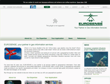Tablet Screenshot of eurosense.com